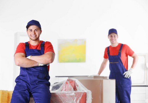 House packing supplies prepared for an Arnosgrove move