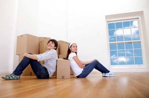 Professional movers handling a compact relocation in Arnosgrove