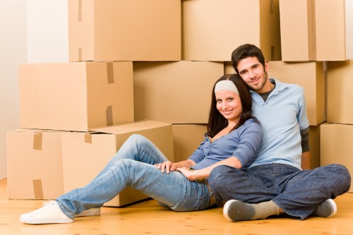 Preparing sofas and tables for furniture storage in Arnosgrove