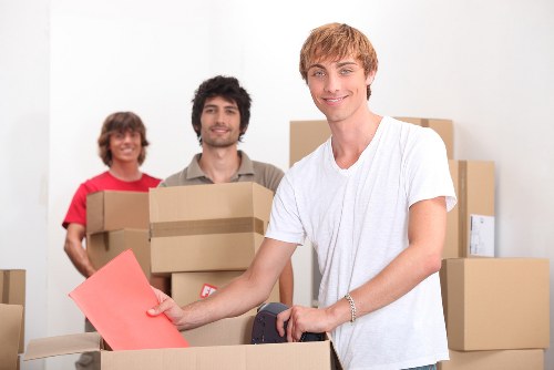Trained storage staff carrying out a safety check in a facility